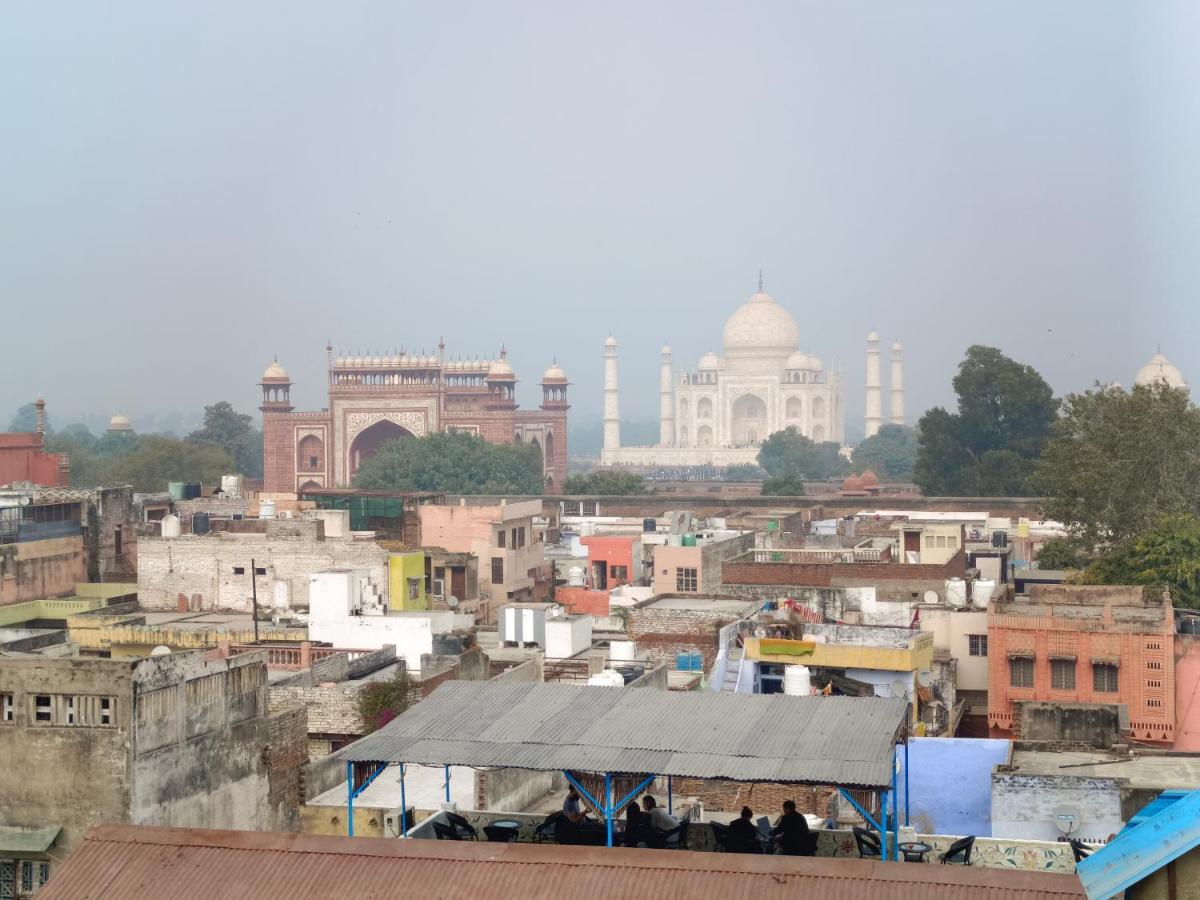 Hotel India Inn Walking Distance From Taj Mahal-- Rooftop Taj Mahal View Agra  Exteriör bild