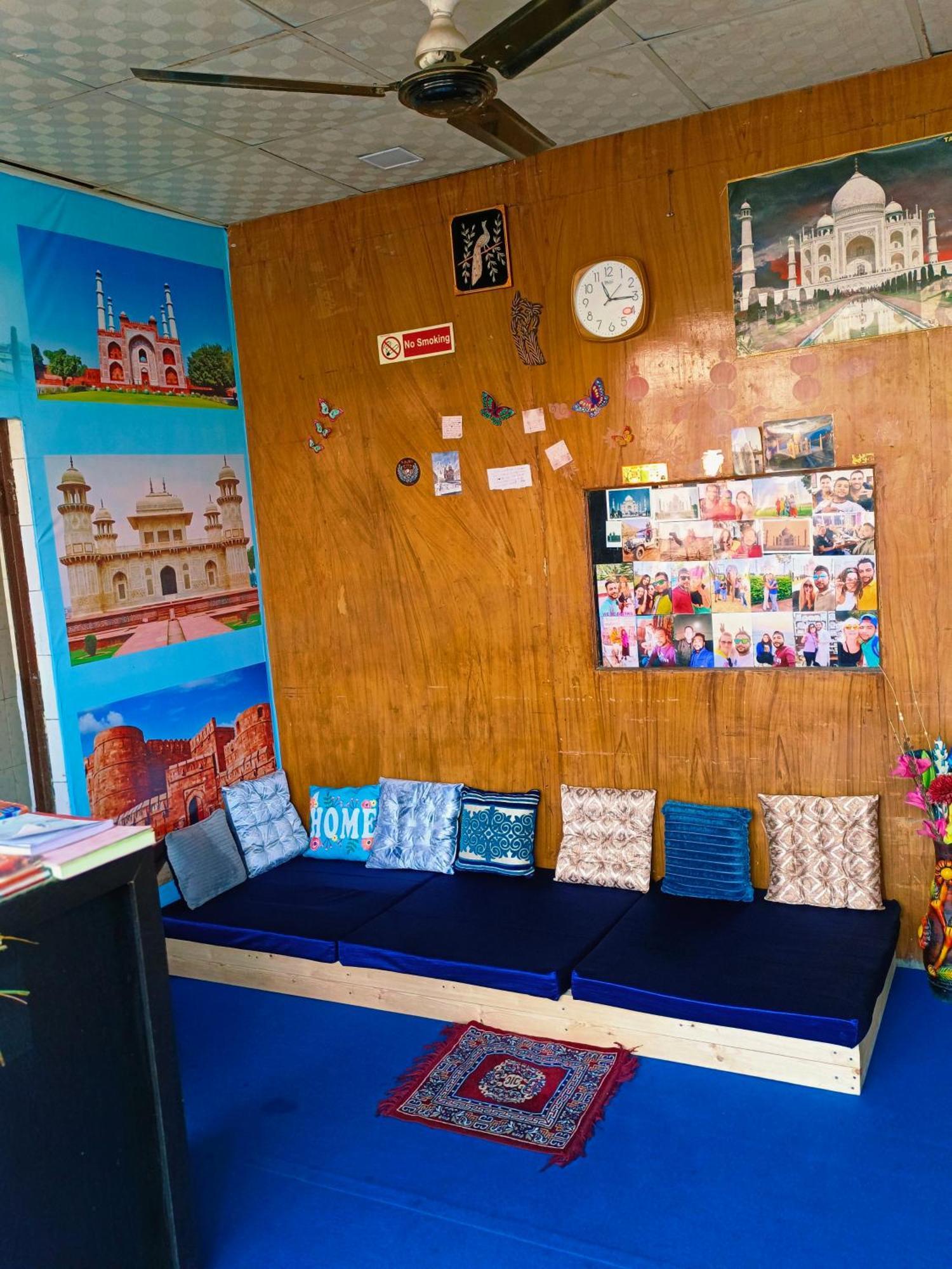 Hotel India Inn Walking Distance From Taj Mahal-- Rooftop Taj Mahal View Agra  Exteriör bild