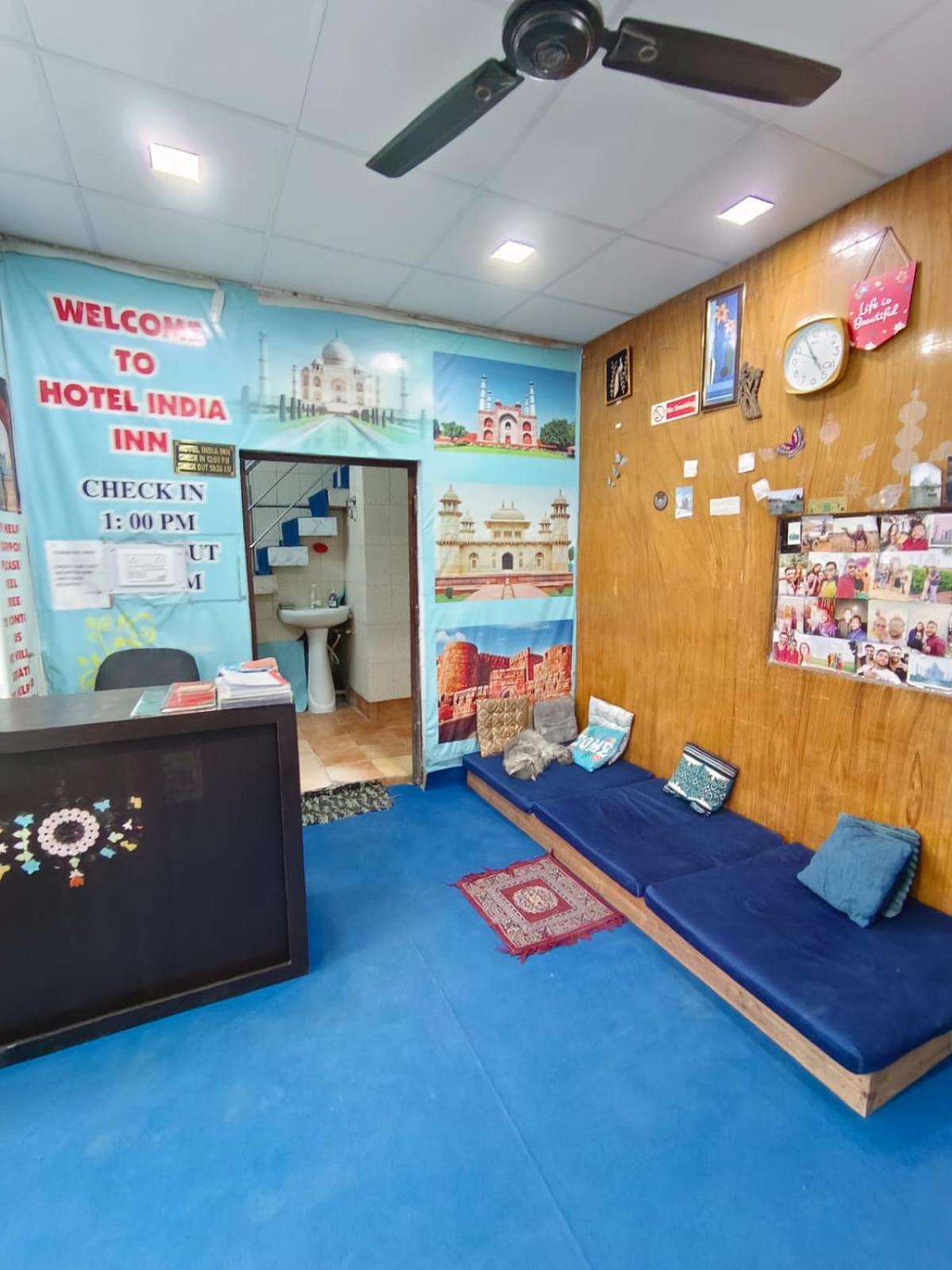 Hotel India Inn Walking Distance From Taj Mahal-- Rooftop Taj Mahal View Agra  Exteriör bild